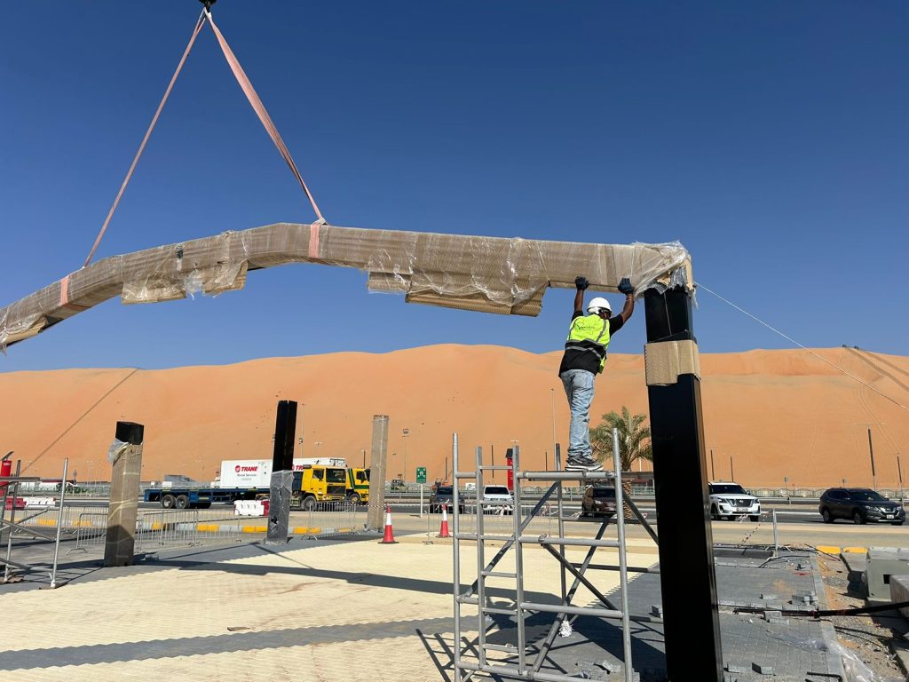 Liwa Food Park installation
