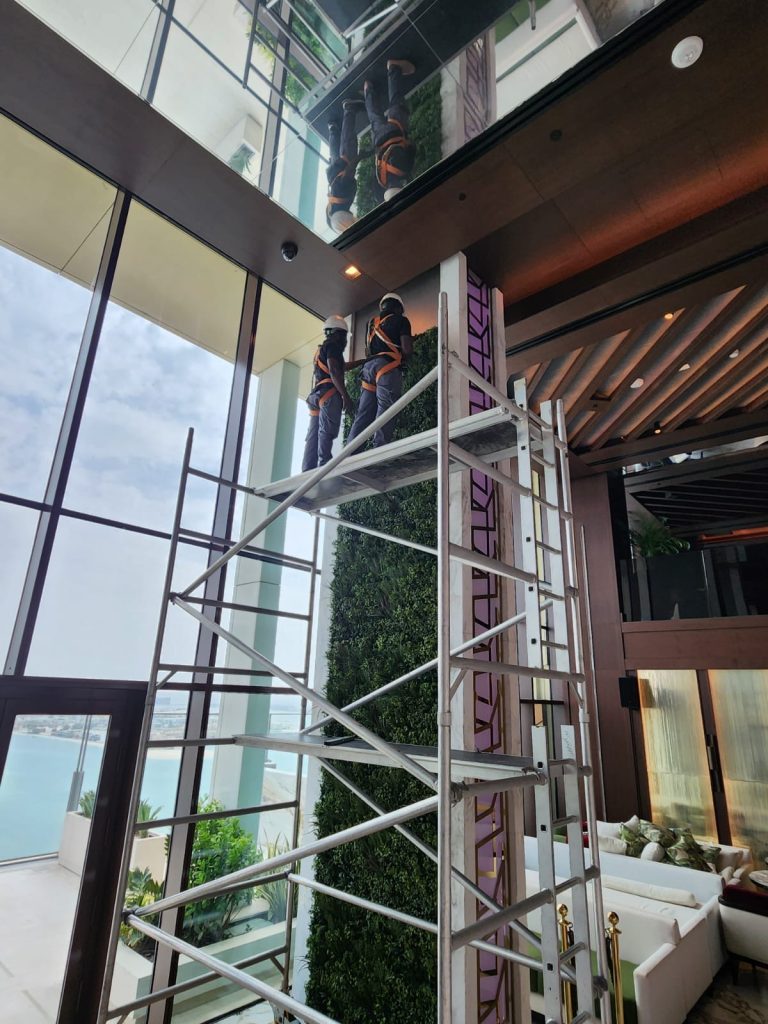 Green wall installation