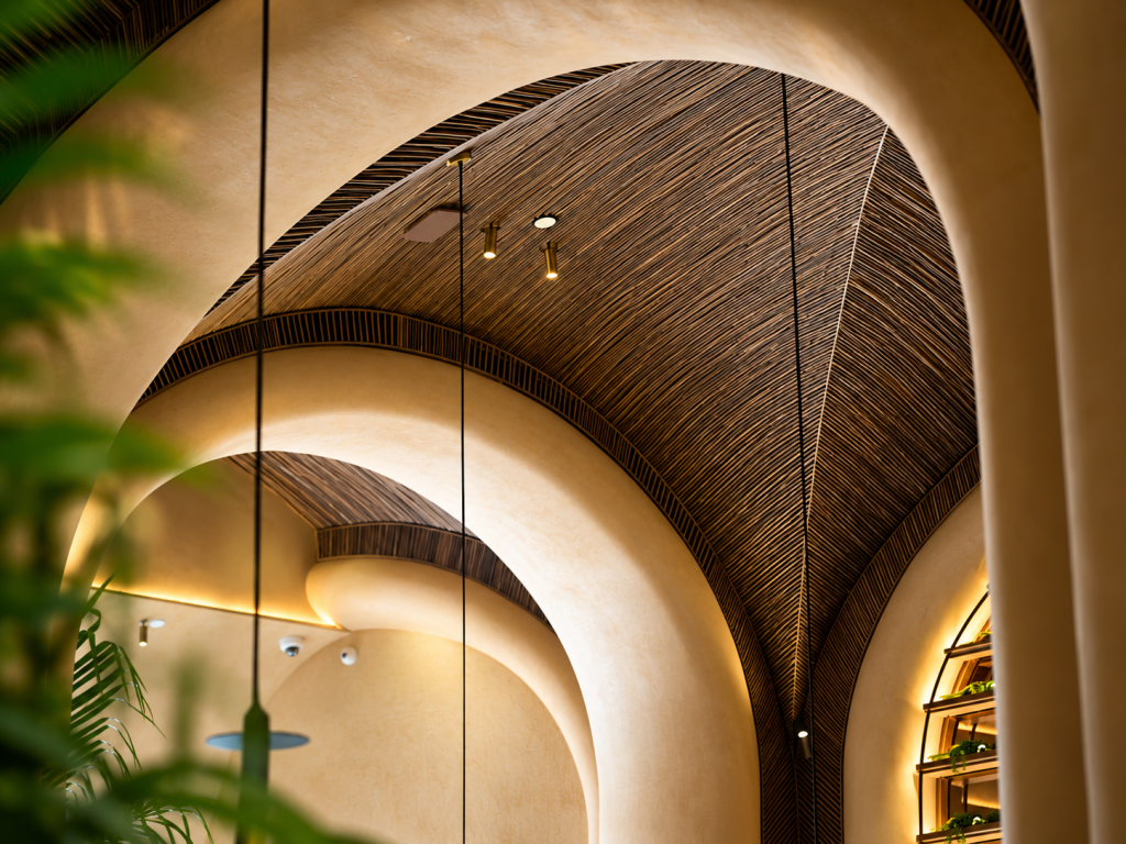 Sana - wood art ceiling