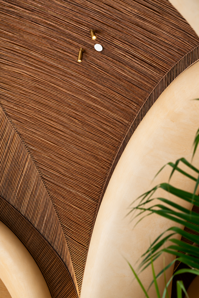 Sana wood art ceiling - production