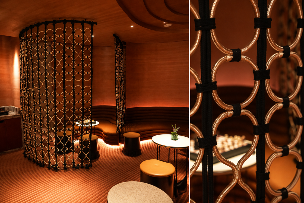 W hotel cord art