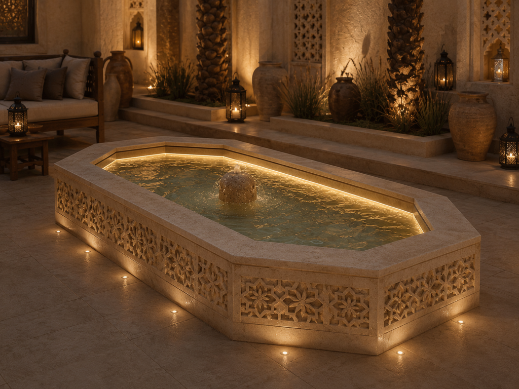 bab al nojoom fountain