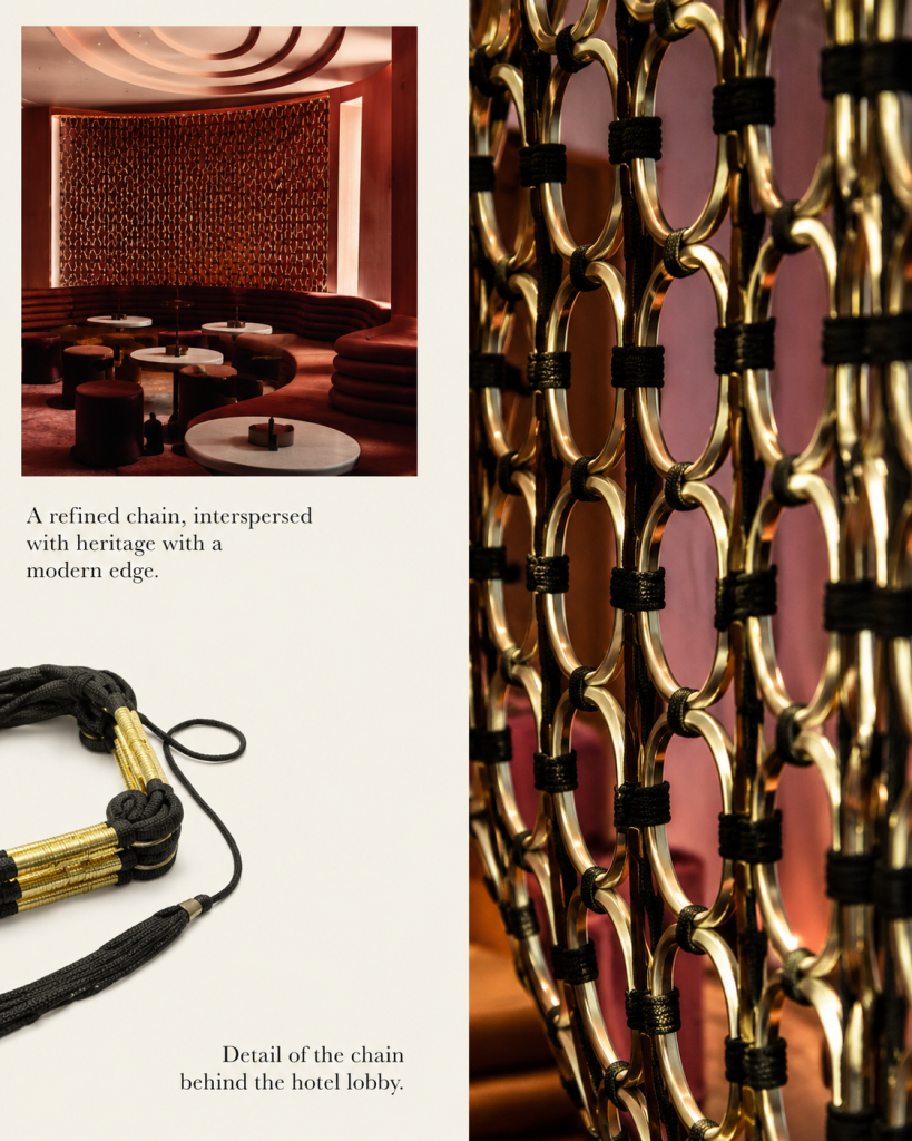 Fabrics & Cord Art Production - W hotel Riyadh